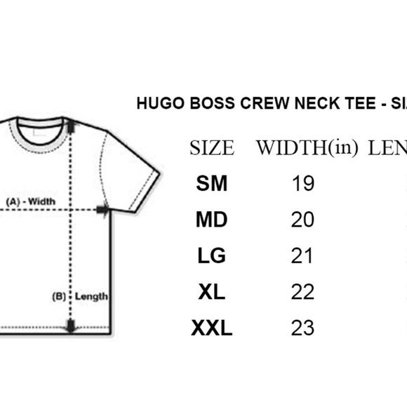 NWT HUGO BOSS Men's Black Crew-neck T-Shirt With Red logo label Size S, M, L - Picture 6 of 6